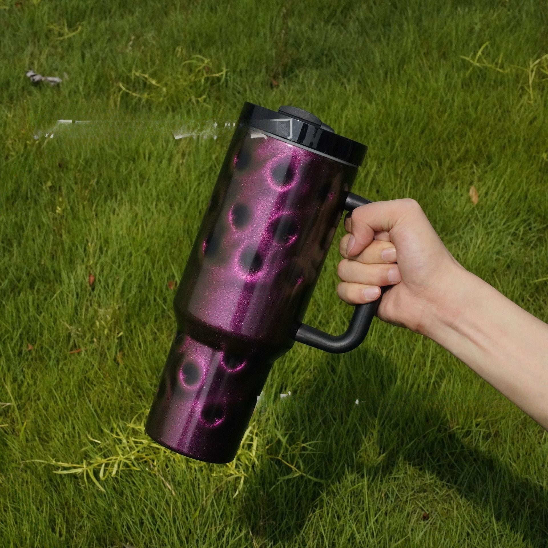 Wholesale Large Capacity 40oz Car Cup Stainless Steel Handle with Straw Insulation Cup