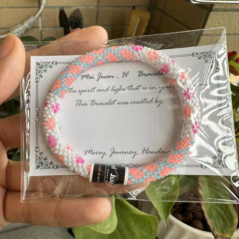 Wholesale Japanese Fragrance Diffuser Bohemian Rice Beads Versatile Bracelet