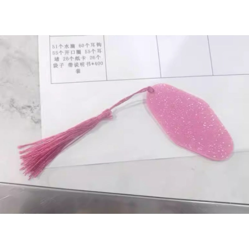 Wholesale Blank Unfinished Acrylic Name Tag Keychain Luggage Pendant