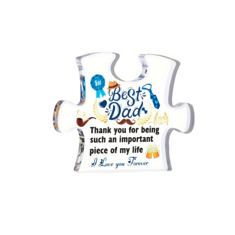 Wholesale Father's Day and Mother's Day Transparent Acrylic Ornaments