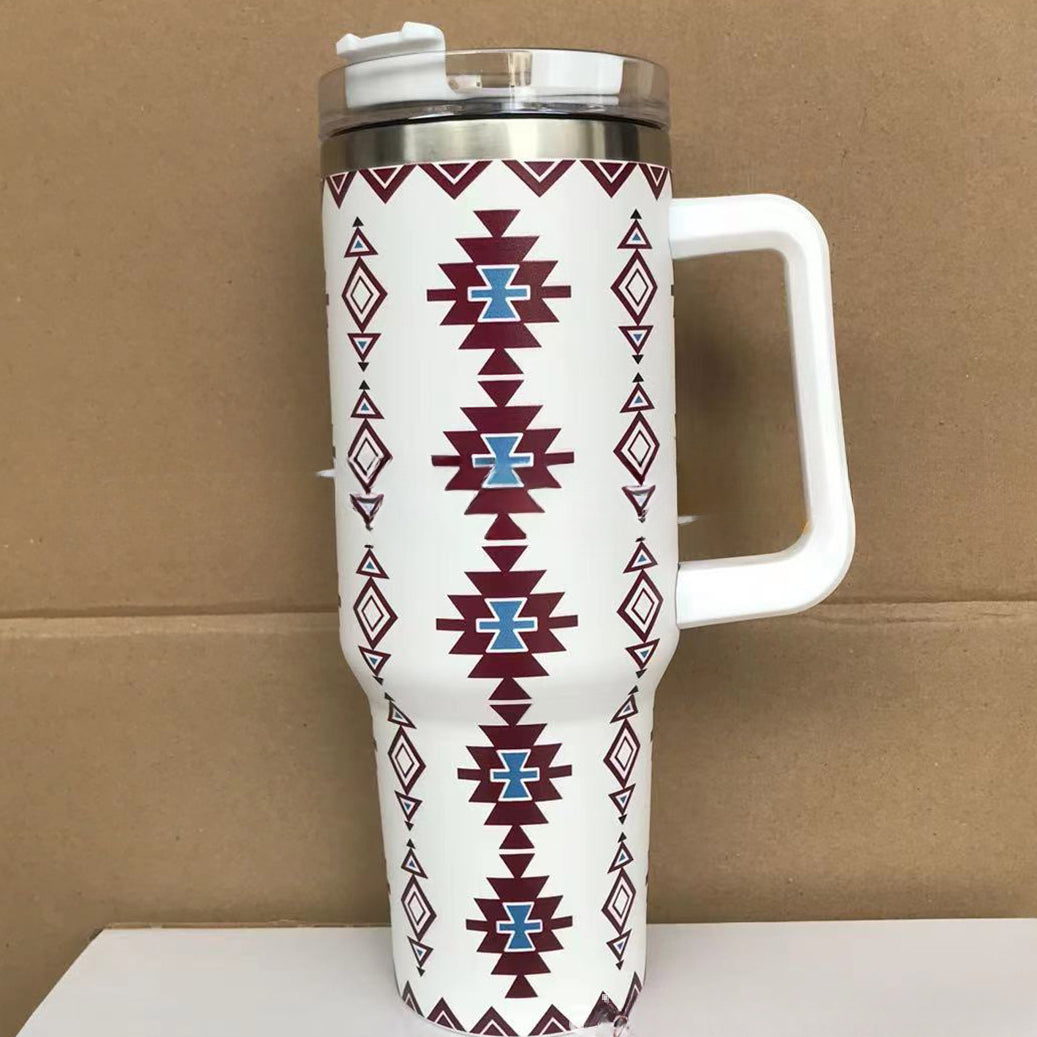 Wholesale Aztec Stainless Steel Car Coffee Cups Tumbler Cup