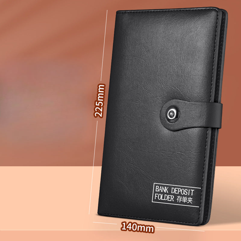 Wholesale PU Single Folder IOU Sorting Book