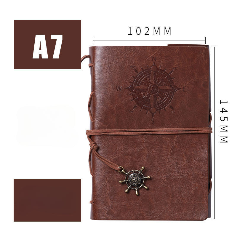 Wholesale Leather Retro Ledger Pirate Notepad