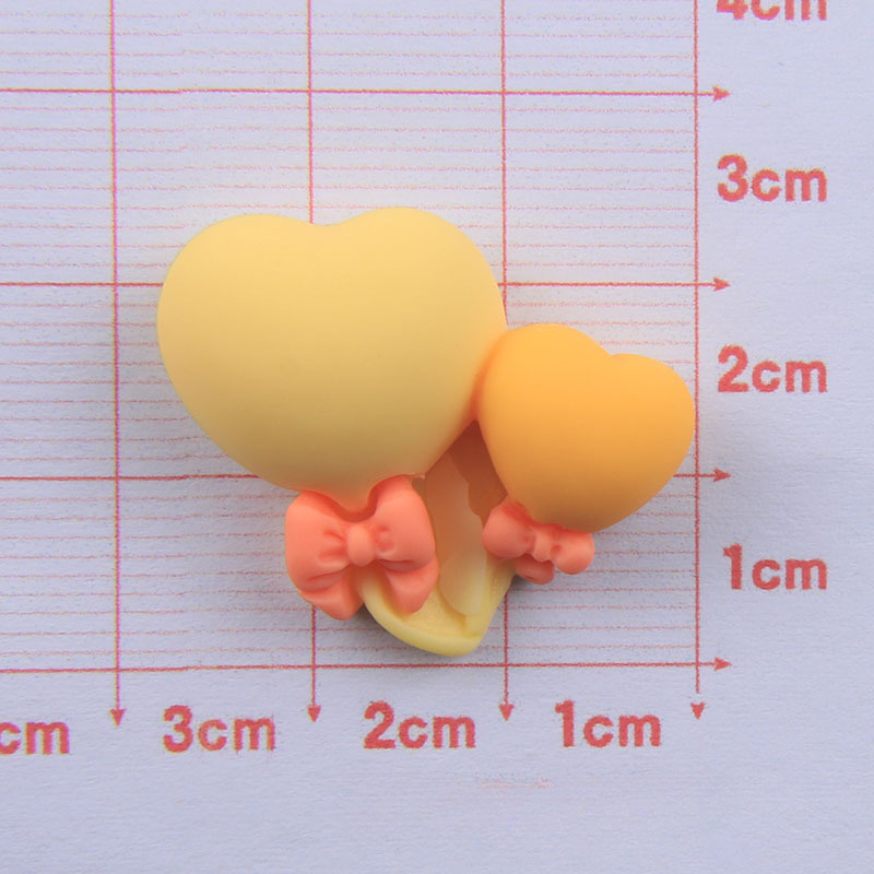 Wholesale colorful love balloon resin cream glue Phone Case