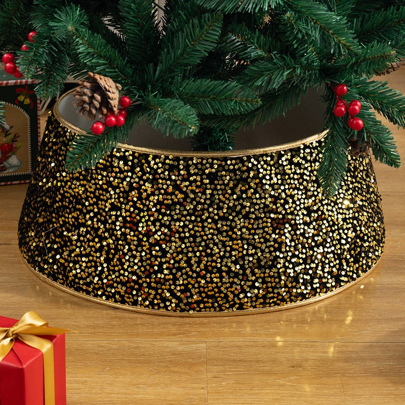 Wholesale Fabric Christmas Tree Skirt Base decoration Props