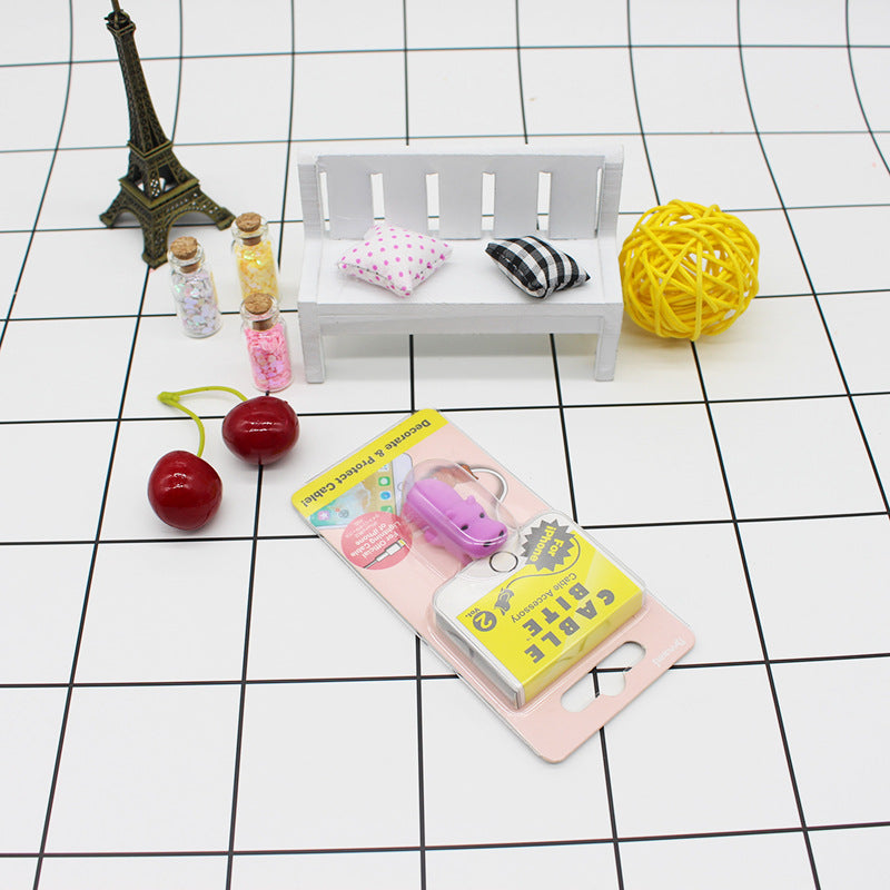 Wholesale Animal Shaped Silicone Cartoon Anti Break Data Cable Protective Cover