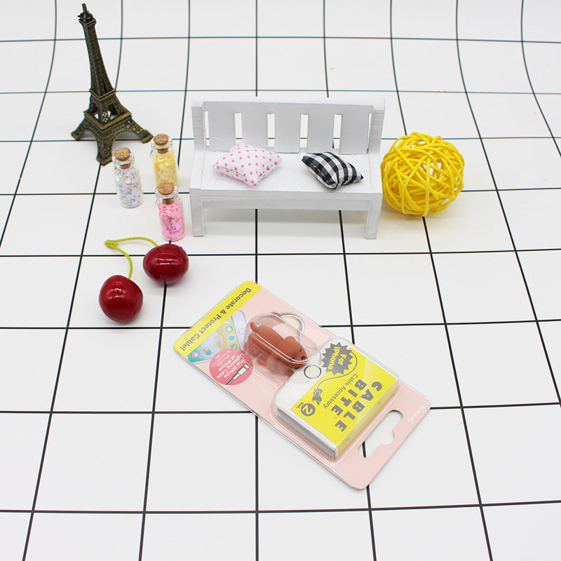 Wholesale Animal Shaped Silicone Cartoon Anti Break Data Cable Protective Cover