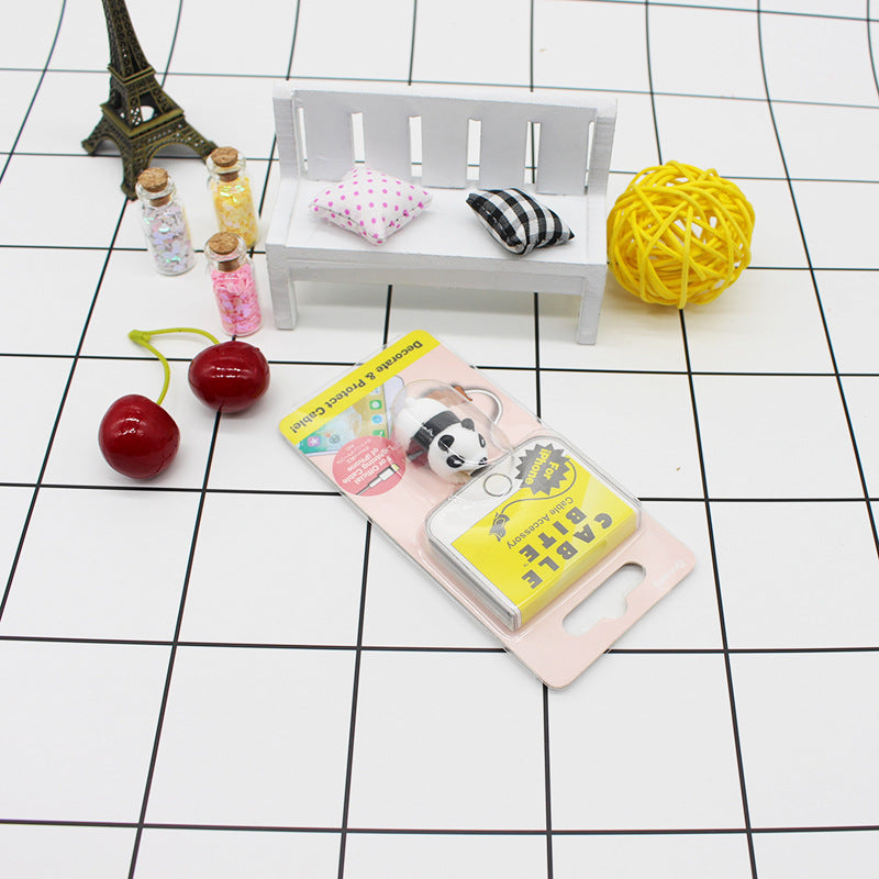 Wholesale Animal Shaped Silicone Cartoon Anti Break Data Cable Protective Cover