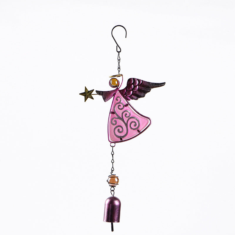 Wholesale Wind Chime Glass Painted Bell Pendant