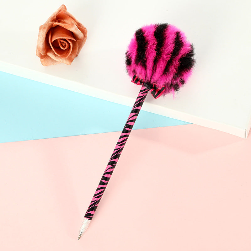 Wholesale Plastic Princess Hairball Ballpoint Pen