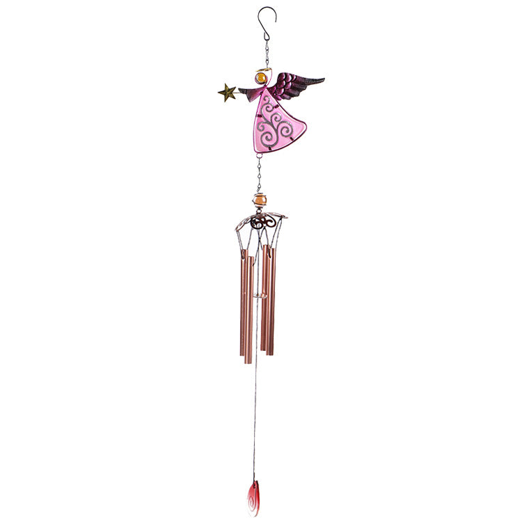Wholesale Wind Chime Glass Painted Bell Pendant