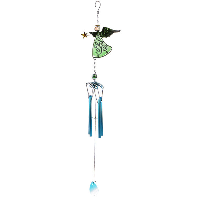 Wholesale Wind Chime Glass Painted Bell Pendant