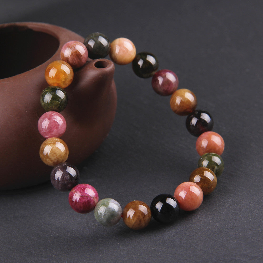 Wholesale Rainbow Candy Color Tourmaline Bracelet