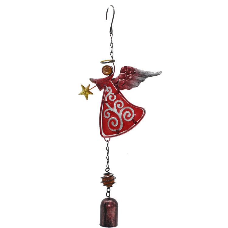 Wholesale Wind Chime Glass Painted Bell Pendant