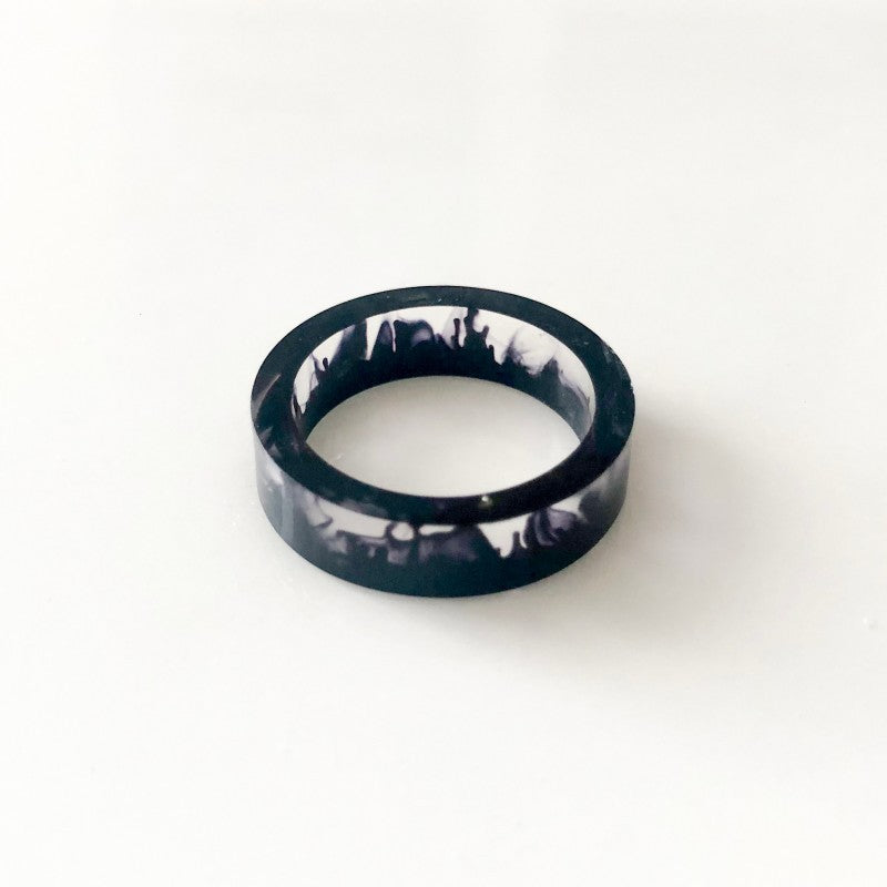 Wholesale Gothic Sfumato Crystal Resin Ring