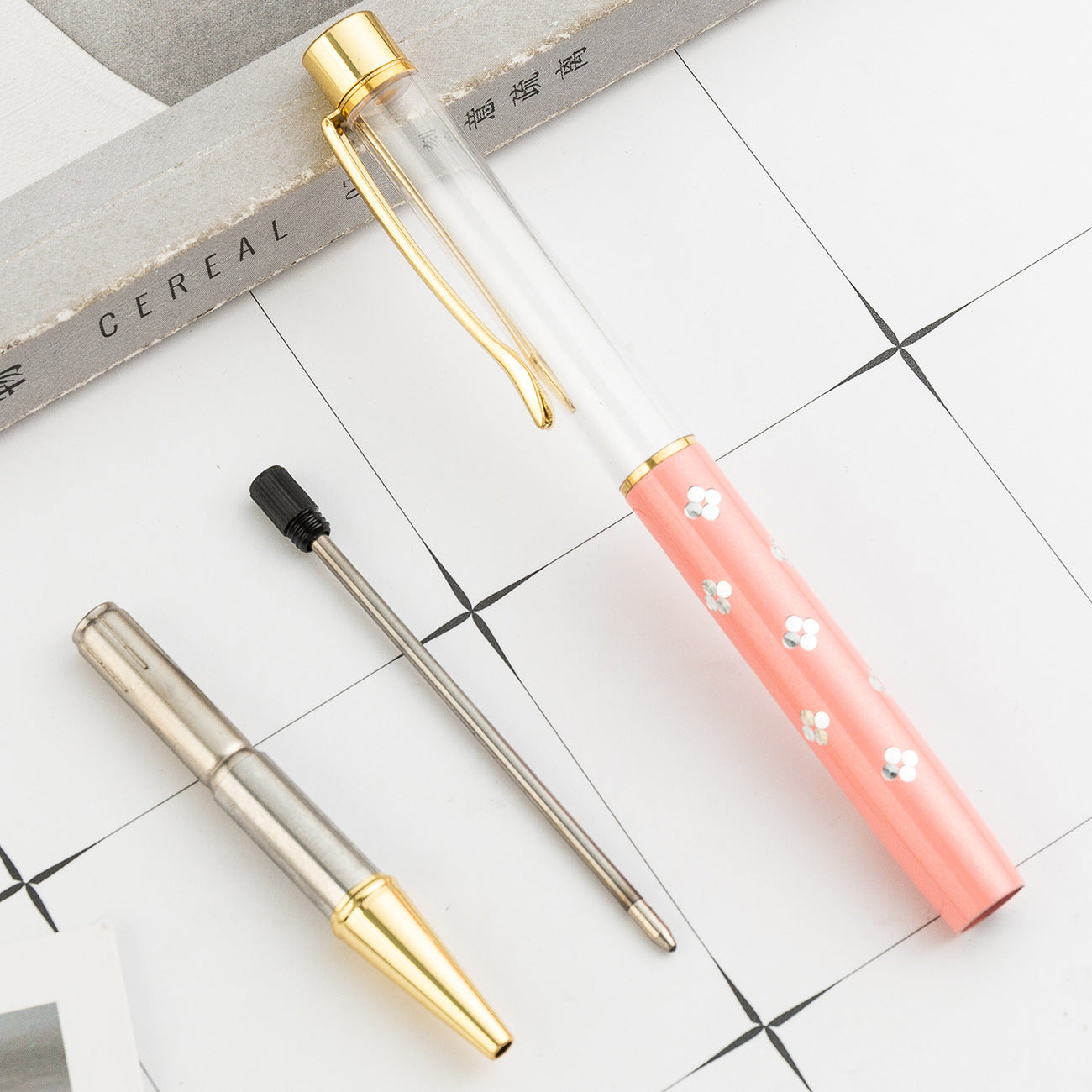 Wholesale DIY Empty Tube Metal Ballpoint Pen