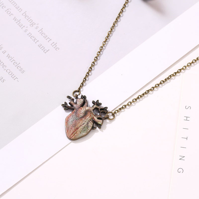 Wholesale Tree Root Antique Copper Pendant Necklaces
