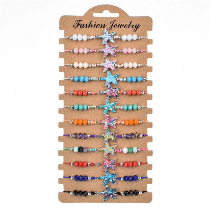 Wholesale Alloy Colored Crystal Bracelets