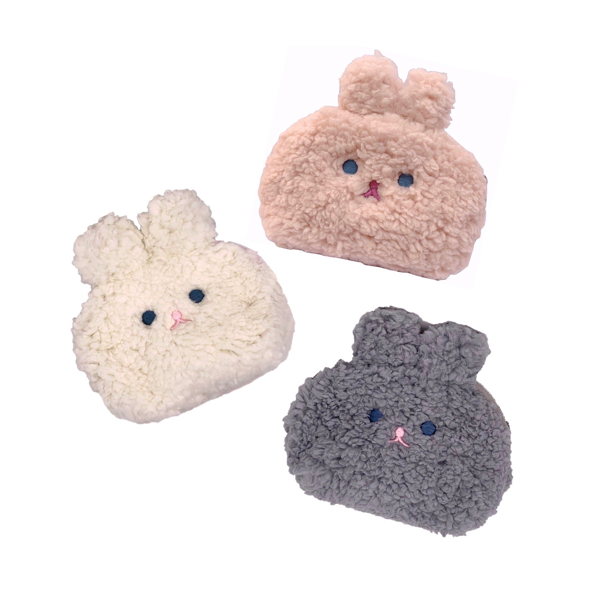 Wholesale Plush Rabbit Coin Purse Cartoon Cute Mini Cosmetic Bag Coin Bag