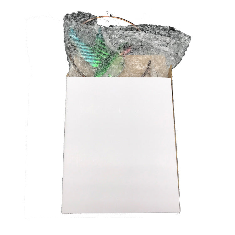 Wholesale Wrought iron wind chime diamond glass painted bell wind chime pipe pendant