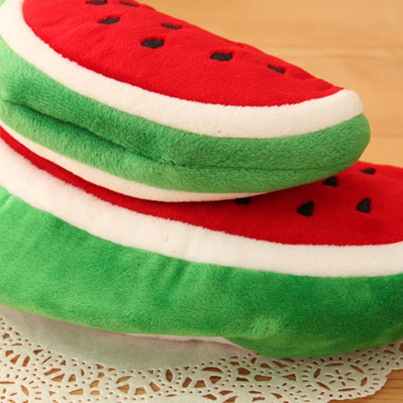Wholesale Watermelon Shape Canvas Pen Bag