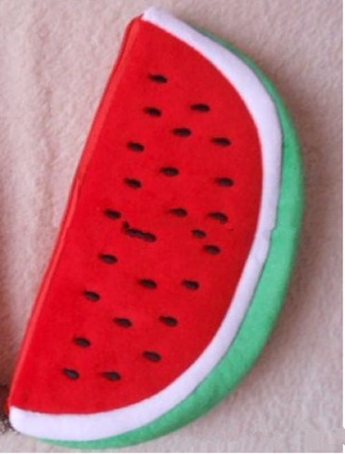 Wholesale Watermelon Shape Canvas Pen Bag