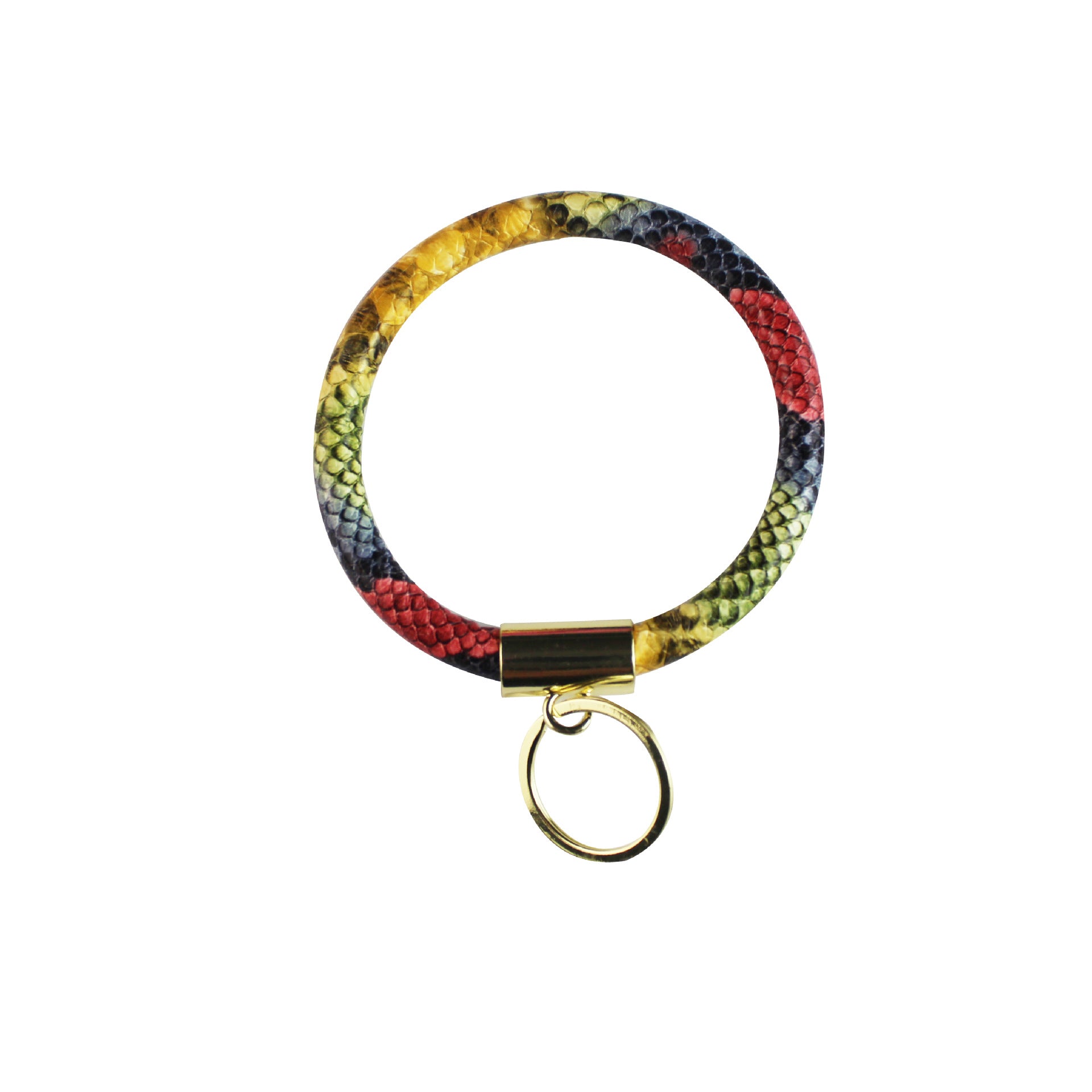 Wholesale Leather Printed Sunflower Wrist Keychain