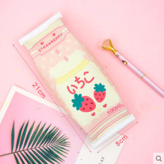 Wholesale Personalized Creative Snack Style Leather Pencil Case