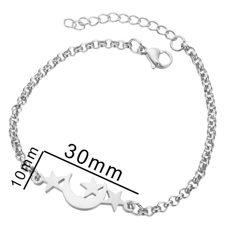 Wholesale Stainless Steel Butterfly Christmas Bracelet