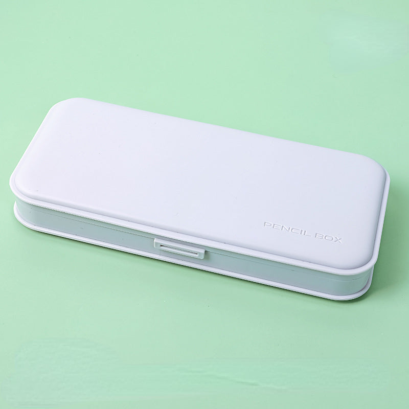 Wholesale PP Macaron Pencil Box Learning Stationery Storage Matte Pencil Box