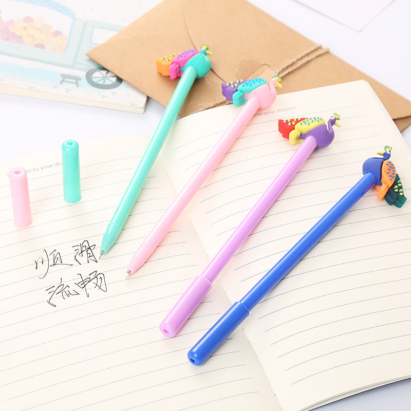 Wholesale Plastic Creative Cartoon Peacock Water Pen