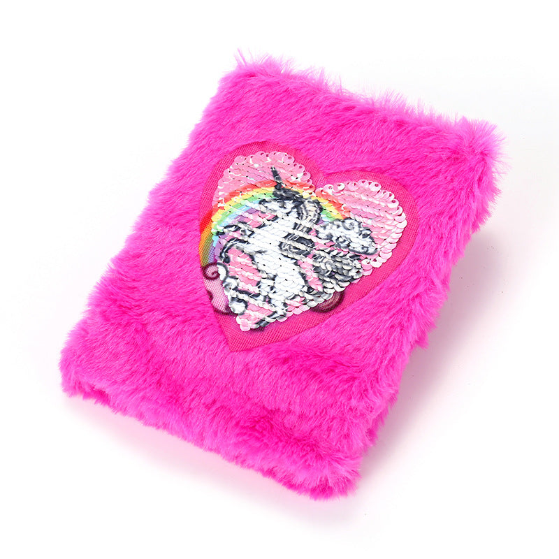 Wholesale Unicorn Plush Mini Codex Convenient Notebook