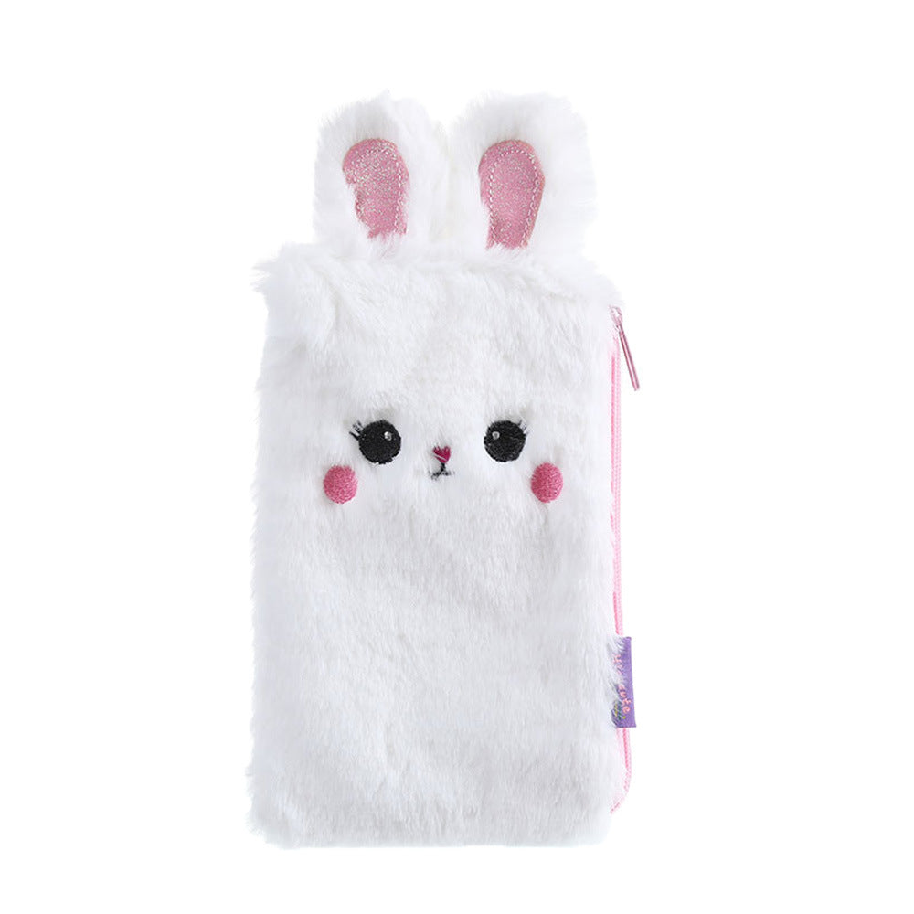 Wholesale New Cartoon Plush Pencil Bag