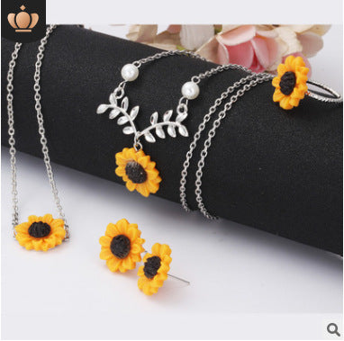 Wholesale Sunflower Necklaces