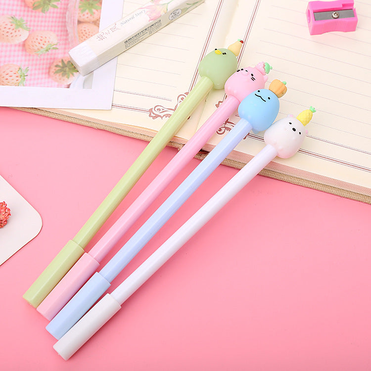 Wholesale Cartoon Fruit Animal Plastic Neutral Pens