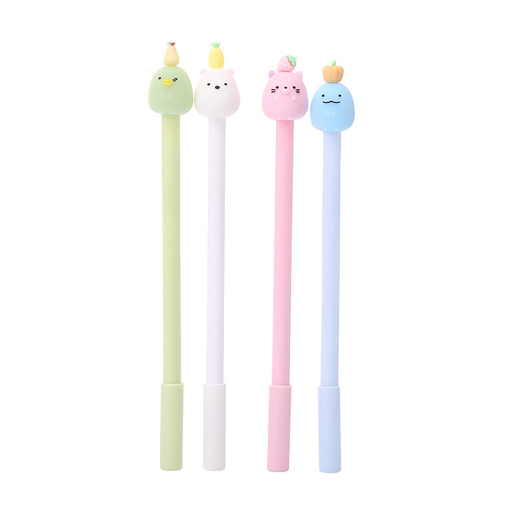 Wholesale Cartoon Fruit Animal Plastic Neutral Pens
