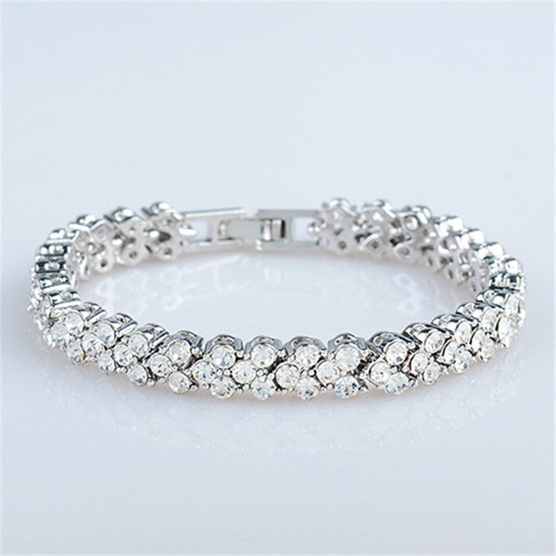 Wholesale Roman Diamond Multilayer Bracelet