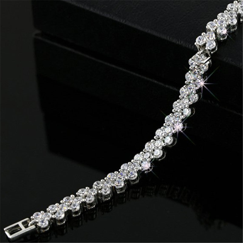 Wholesale Roman Diamond Multilayer Bracelet