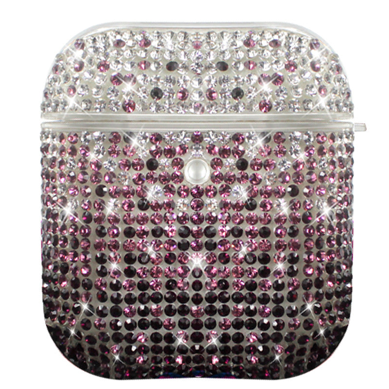Wholesale TPU Gradient Diamond Embedded Wireless Bluetooth Headphone Cases
