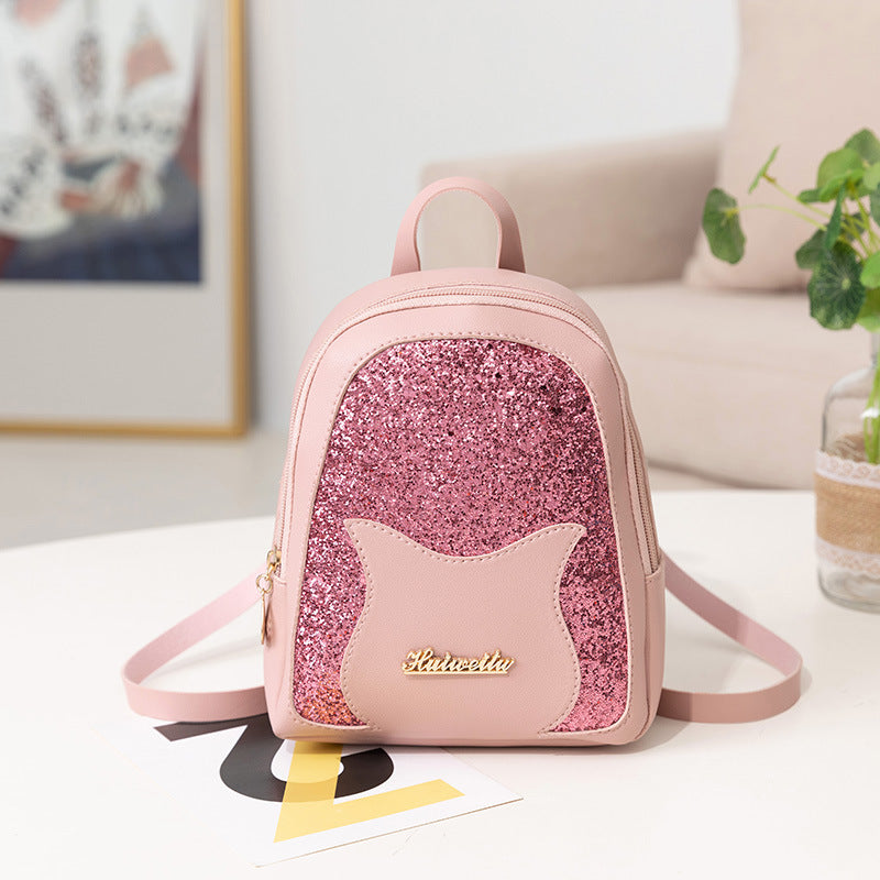 Wholesale Cartoon Avatar Shiny PU Backpack