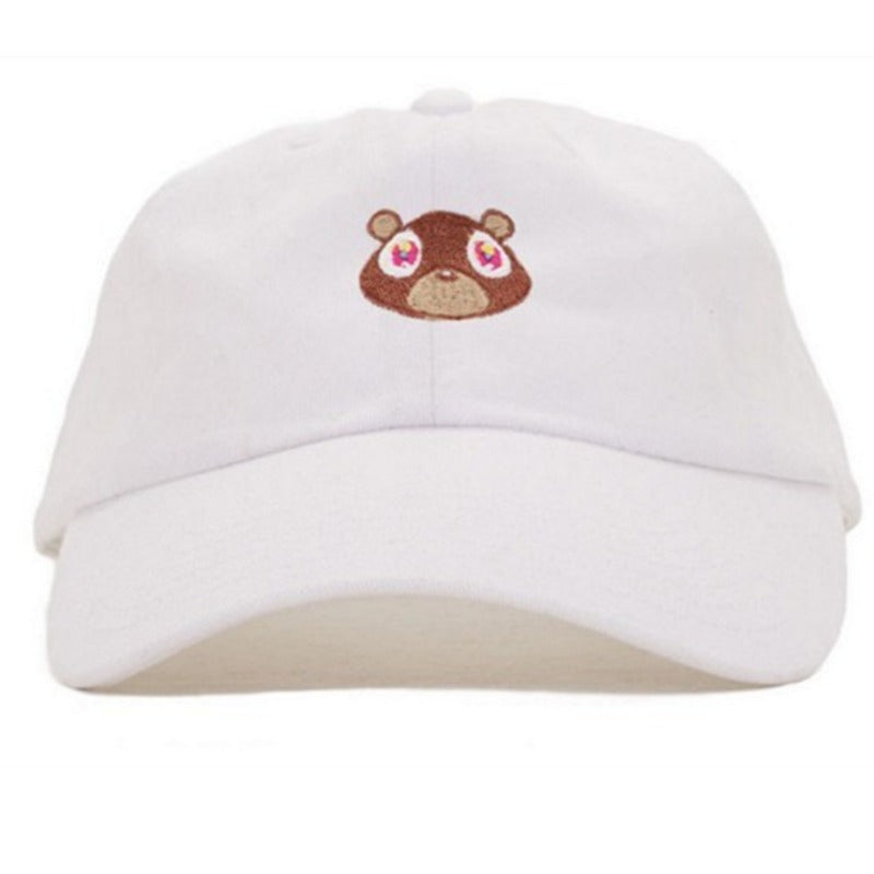 Wholesale Cotton Teddy Bear Embroidered Sun Protection Baseball Caps