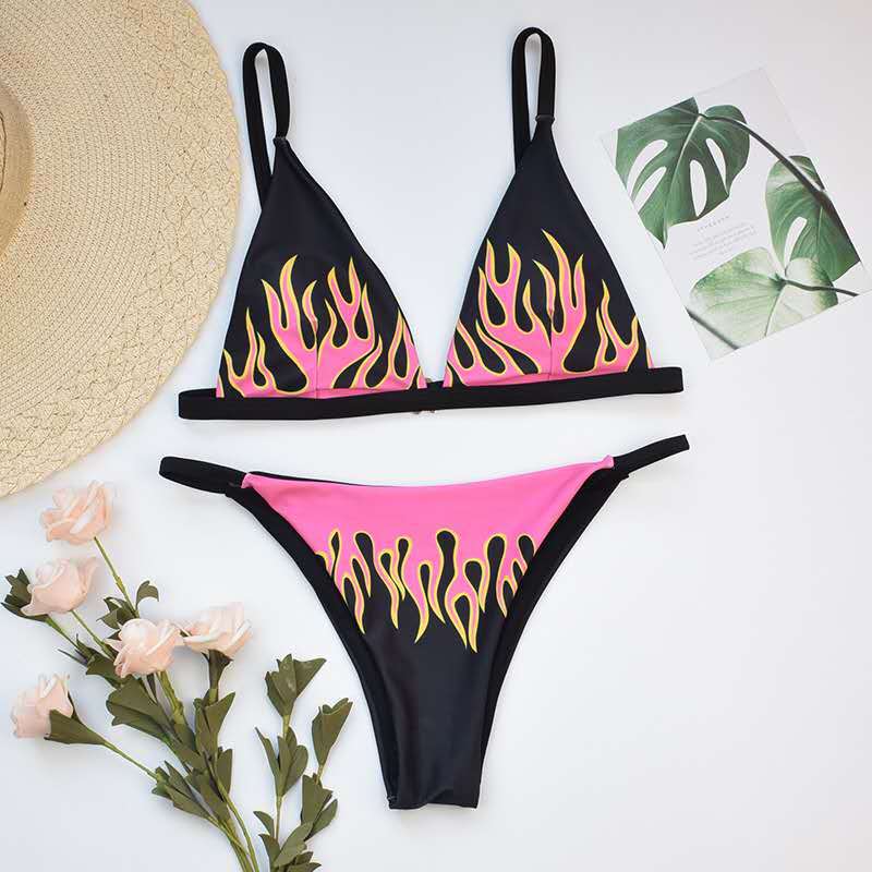 Wholesale Two-piece Sexy Polyester Swimwear