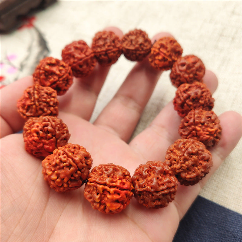 Wholesale Rudraksha Bodhi Five Petals Bracelet