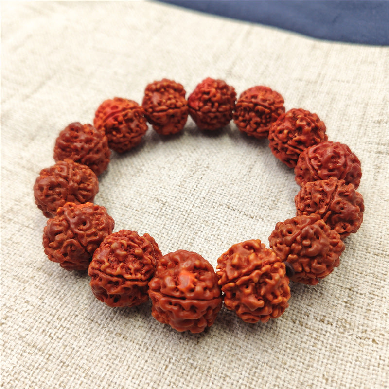 Wholesale Rudraksha Bodhi Five Petals Bracelet