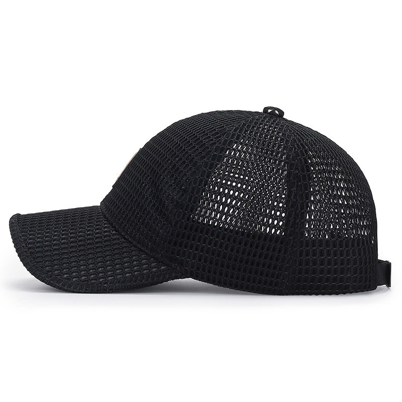 Wholesale Outdoor Sun Protection Hollow Mesh Baseball Cap