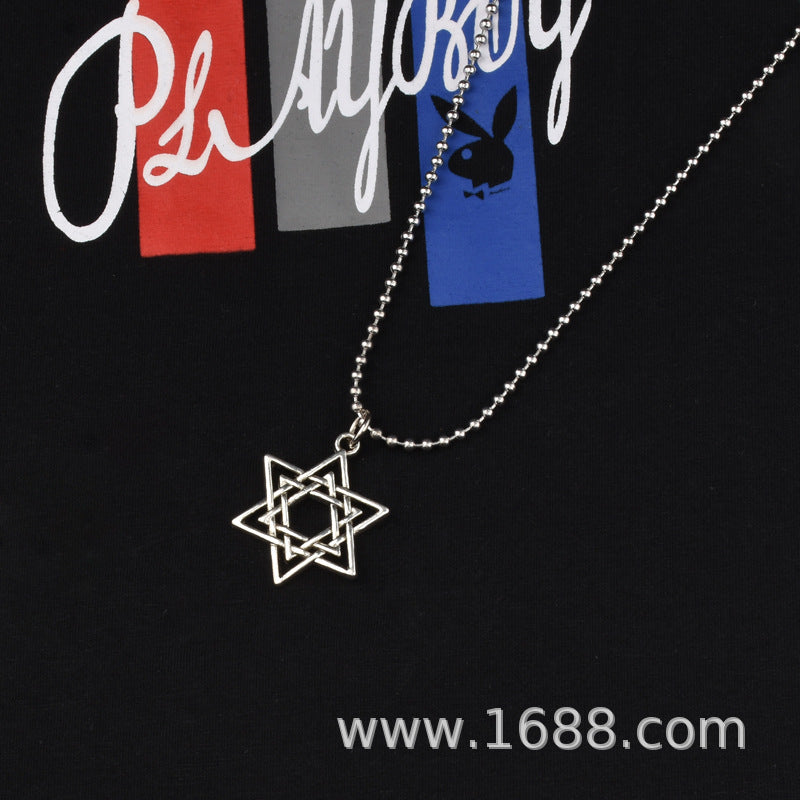 Wholesale All-match Simple and Cool Hip-hop Korean Necklaces