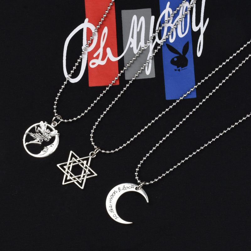 Wholesale All-match Simple and Cool Hip-hop Korean Necklaces