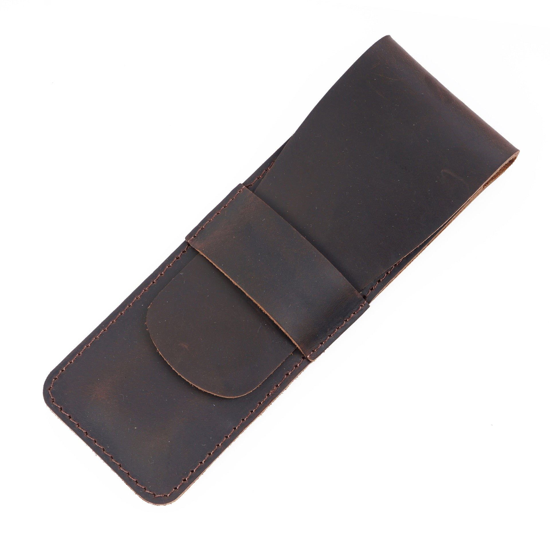 Wholesale Retro Simple Handmade Genuine Leather Pen Bag