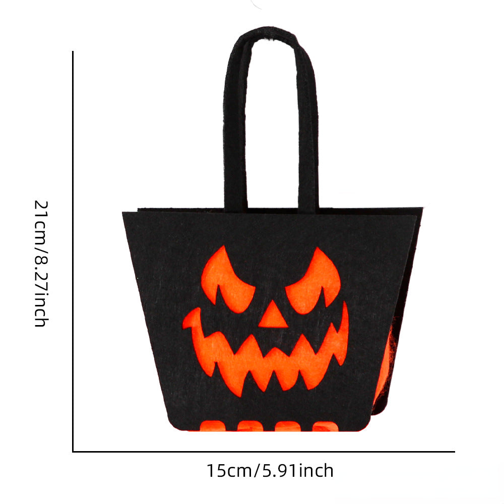 Wholesale Halloween Decorative Candy Bags, Non-woven Three-dimensional Tote Bags