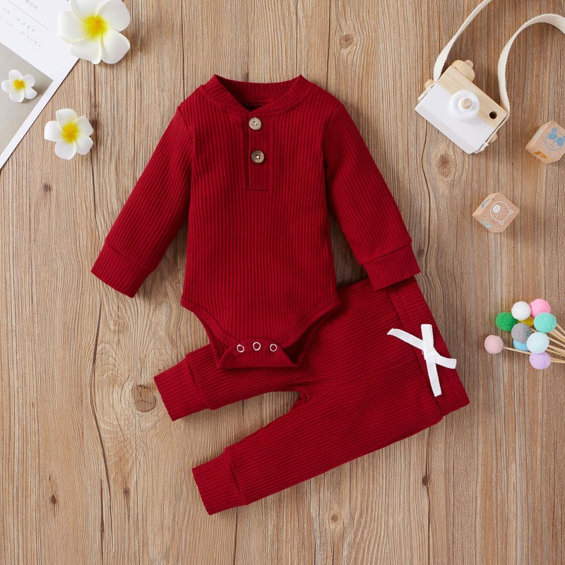 Wholesale Children's Autumn and Winter Jumpsuit Pants Base Bag Fart Baby Clothes